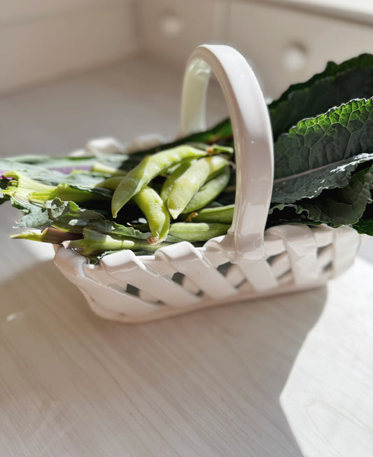 Italian Ceramic Basket