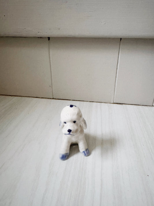Ceramic Poodle Figurine