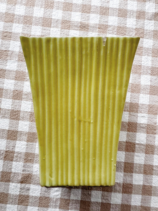 Chartreuse Ceramic Vase