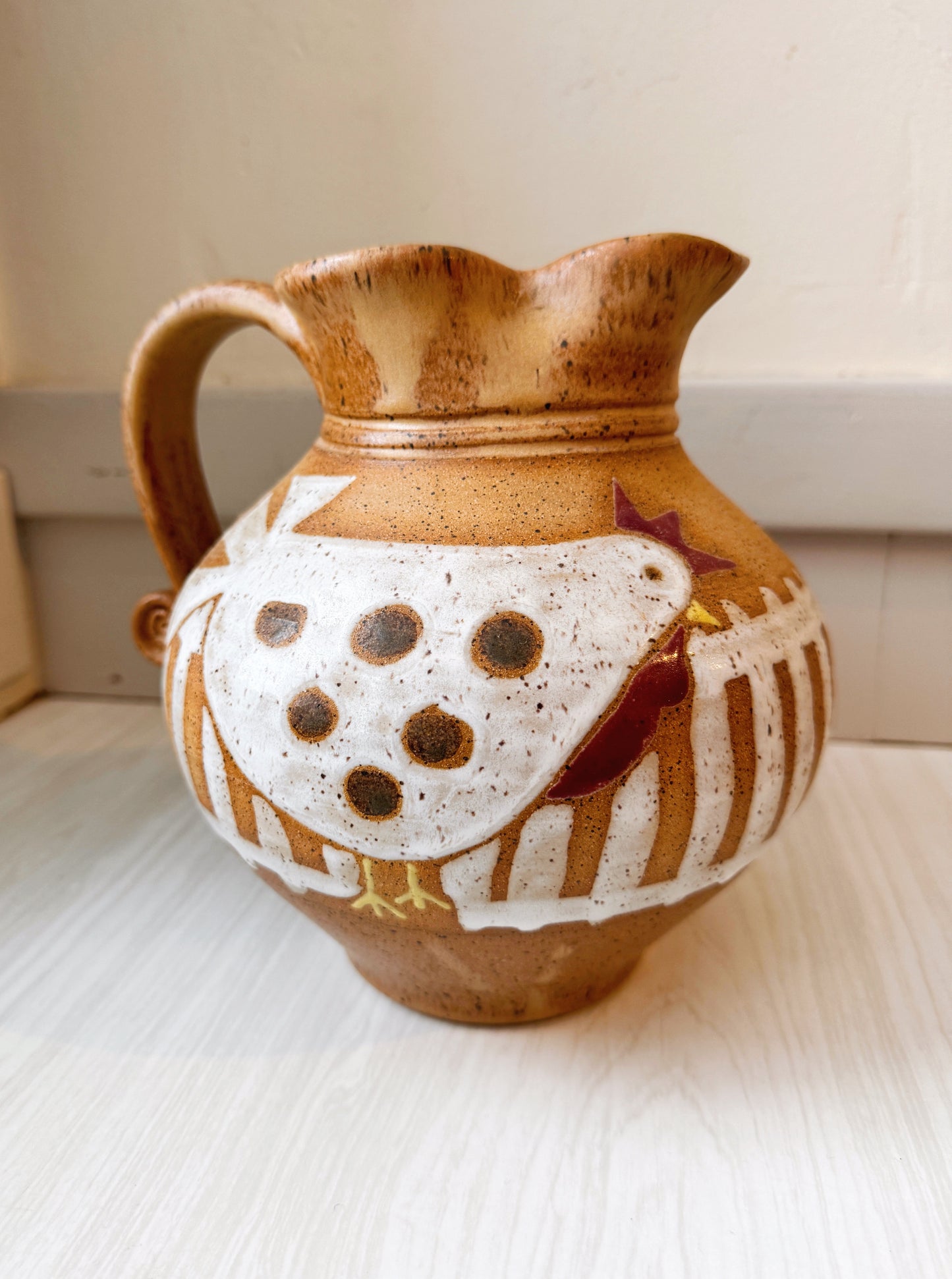 Ceramic Chicken Pitcher