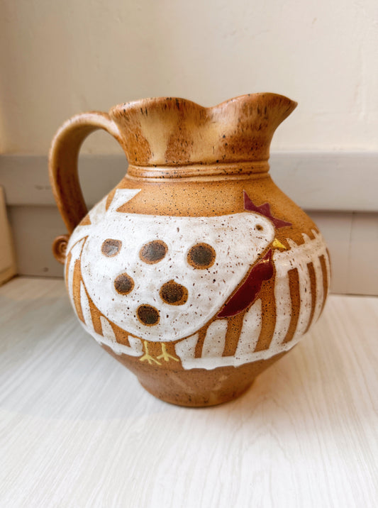 Ceramic Chicken Pitcher