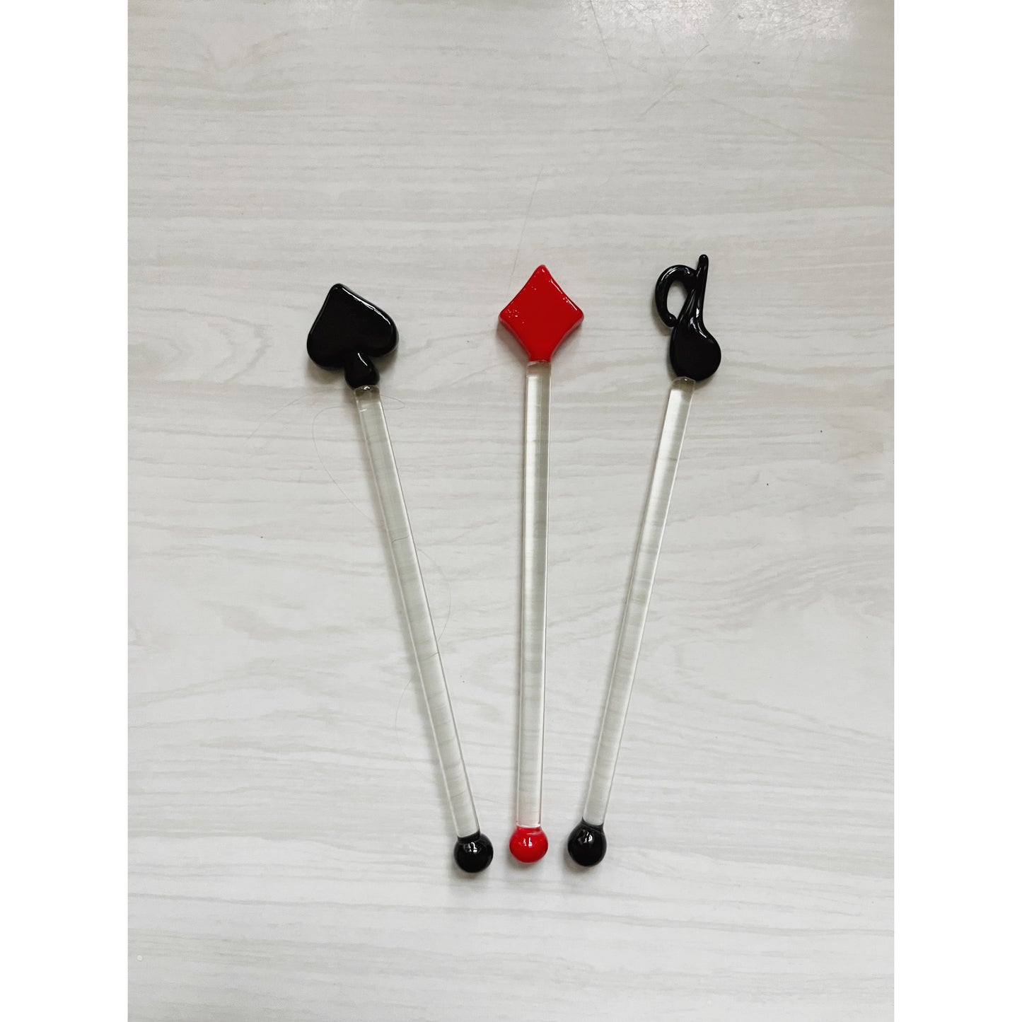 Red & Black Swizzle Sticks