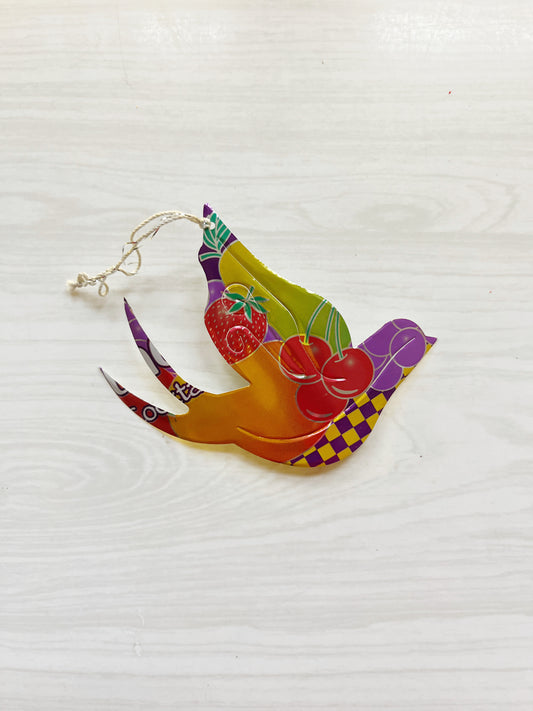 Colorful Peace Dove Ornament