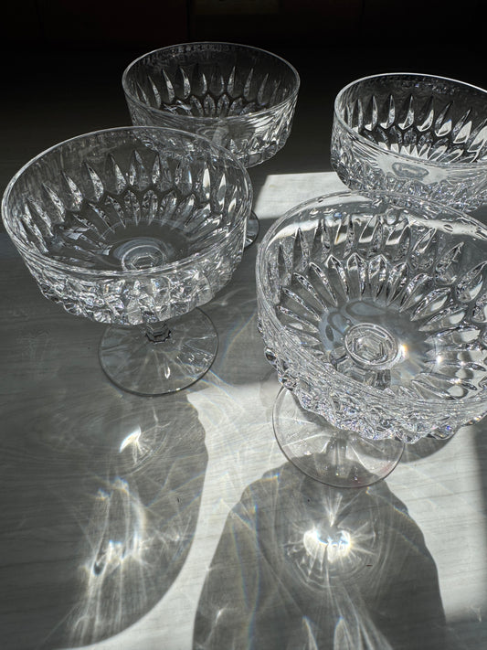 Set of 4 Crystal Coupes