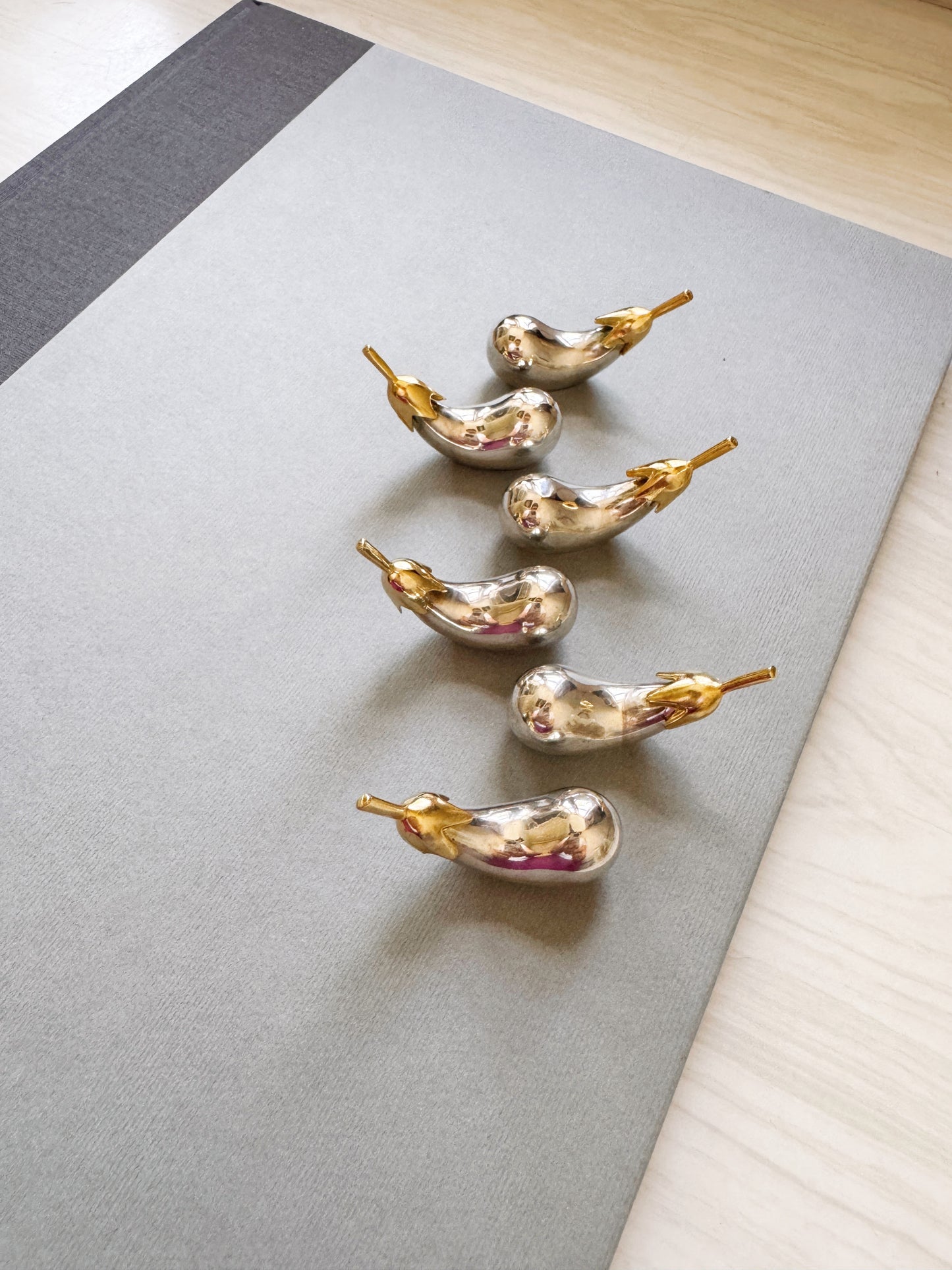Eggplant Knife Rests
