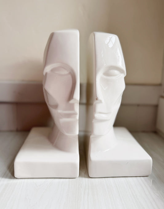 Slipcast Ceramic Figural Bookends