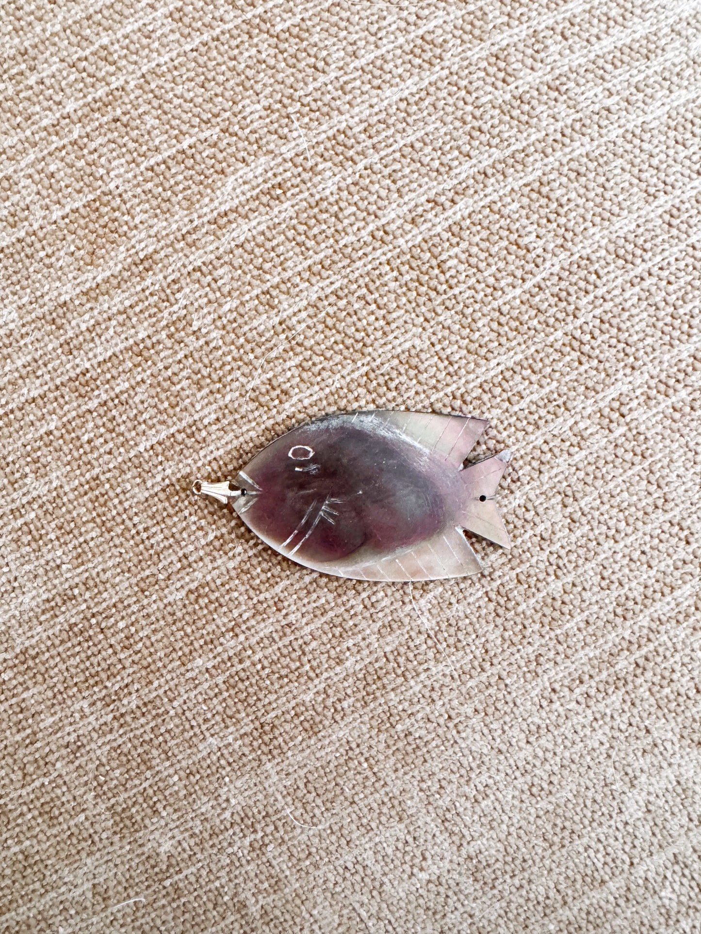 Mother-of-Pearl Fish Pendant