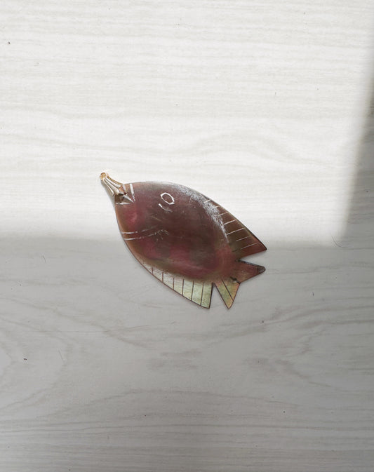 Mother-of-Pearl Fish Pendant