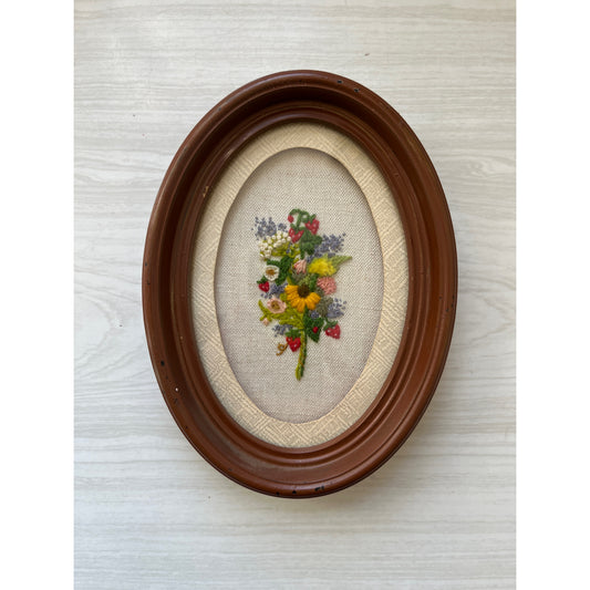 Floral Crewel Art