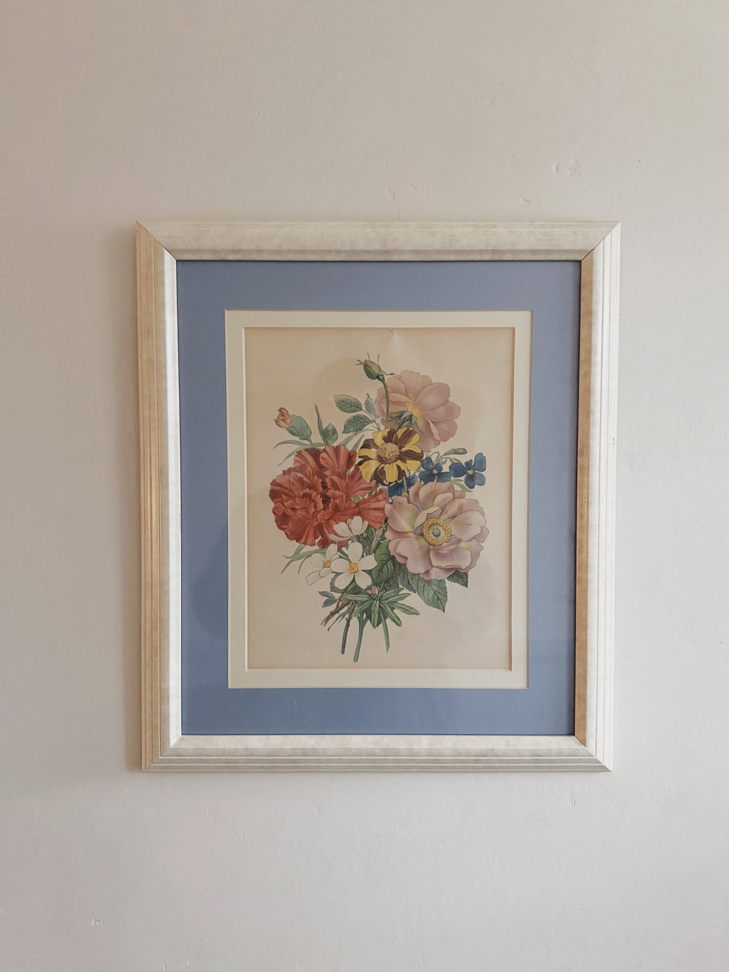 Midcentury Flower Framed Print