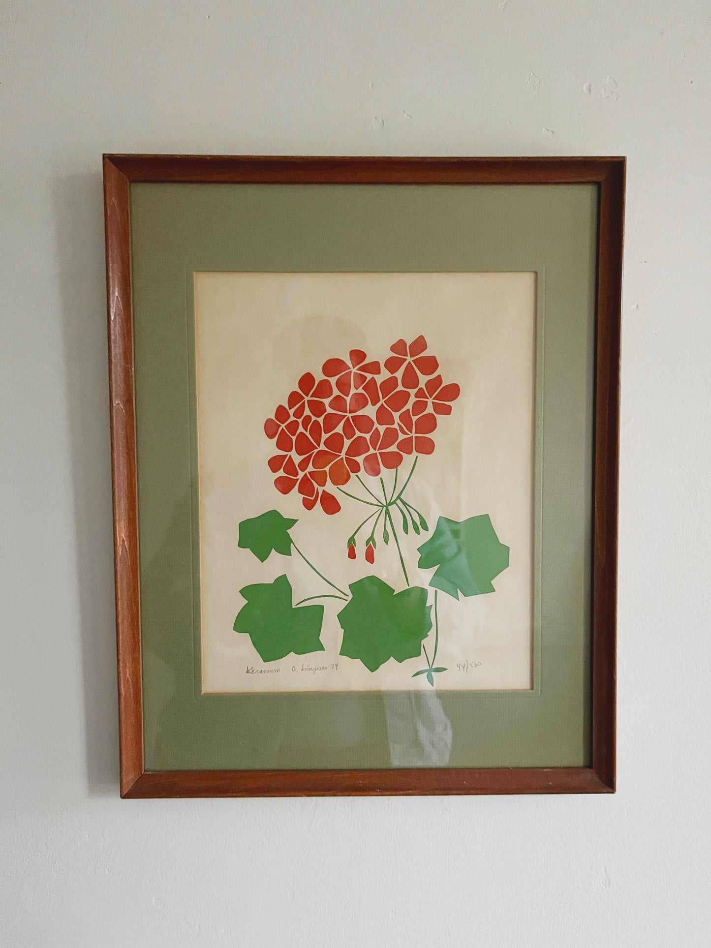 Geranium Print