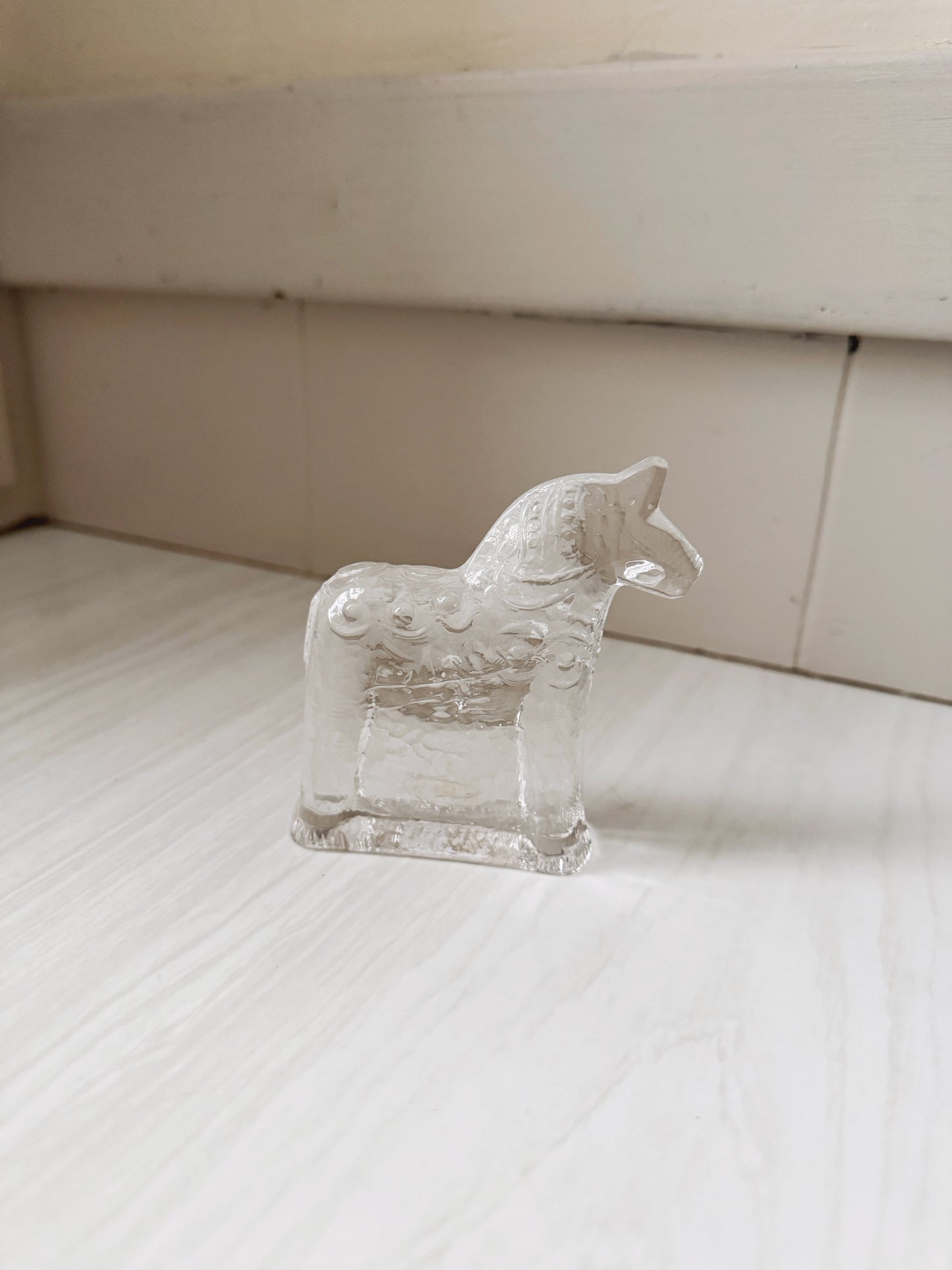 Lindshammar Swedish Glass Dala Horse