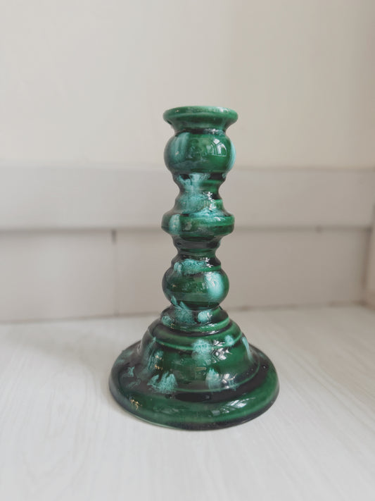 Green Ceramic Candle Holder