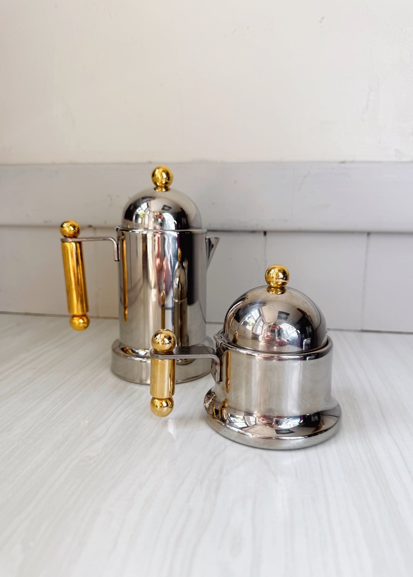 Italian Cream & Sugar Set