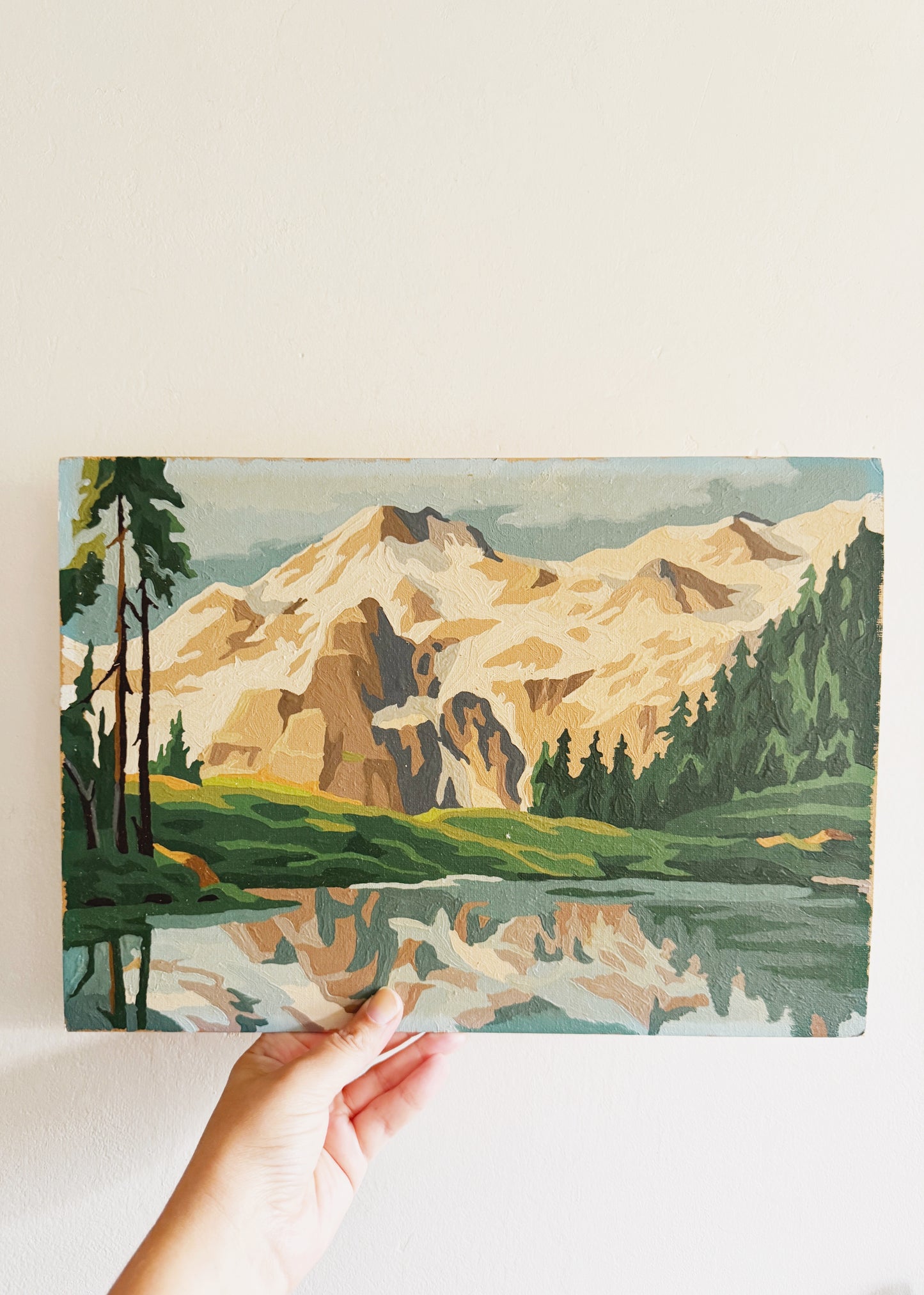 Custom Listing for Amanda (Painting & Candleholder)