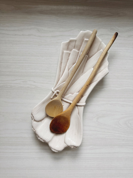 Leeks Spoon Rest