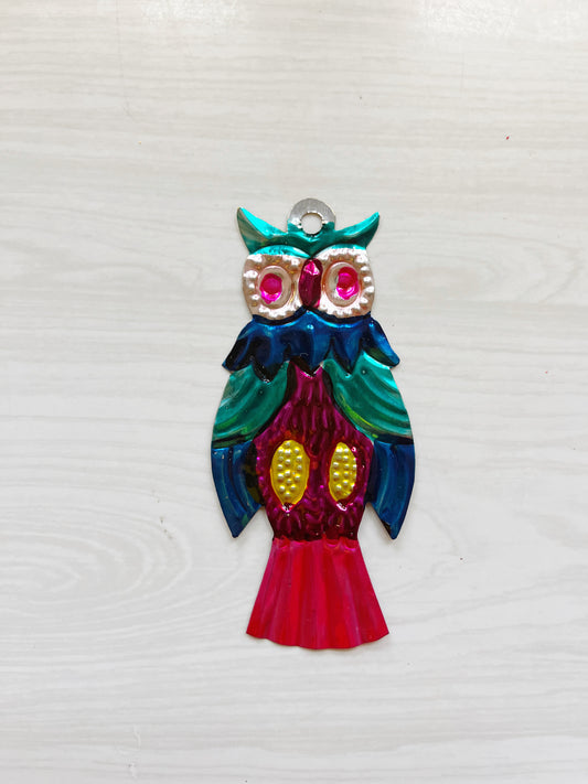 Metal Owl Ornament