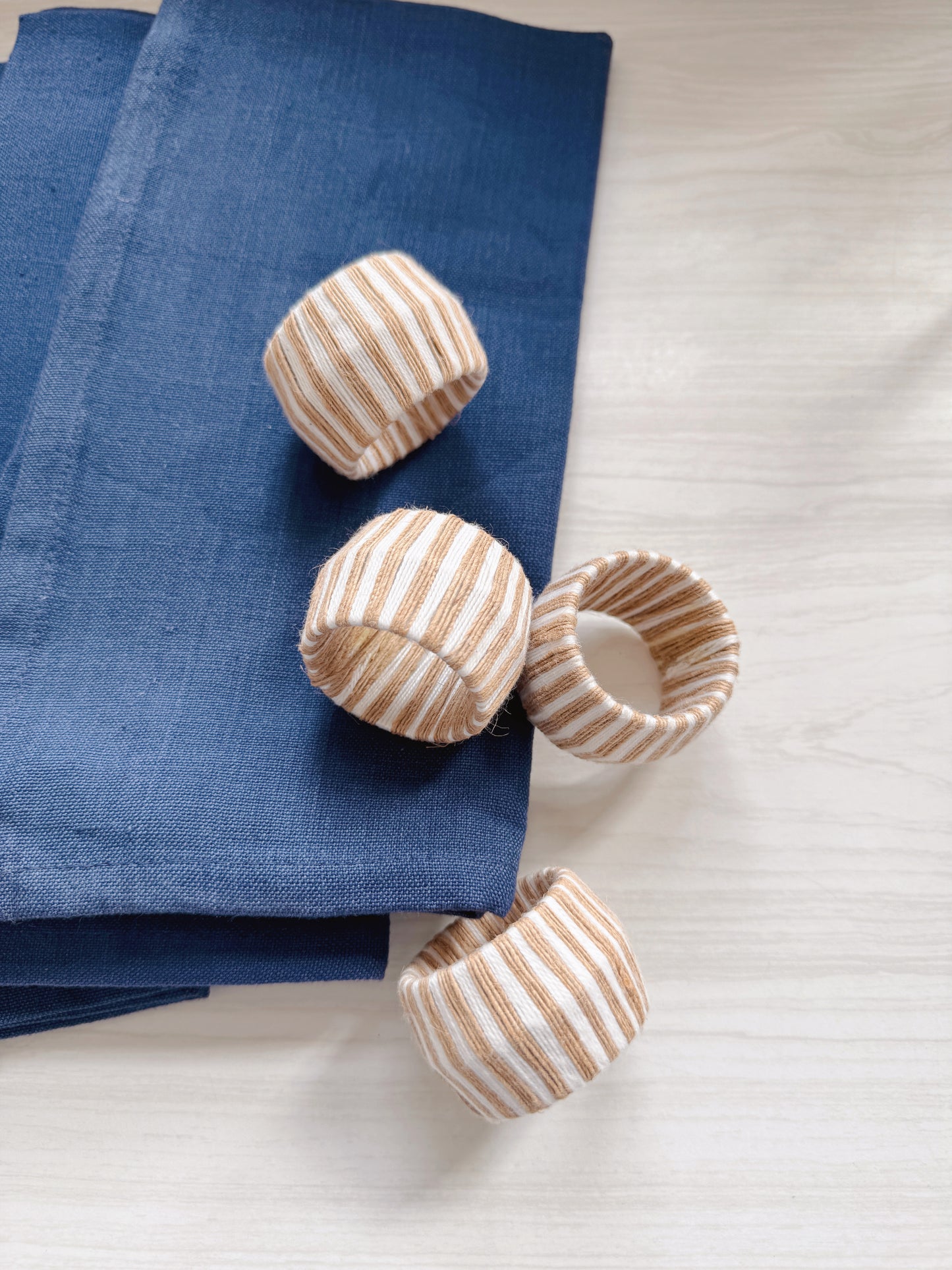 Striped Napkin Rings