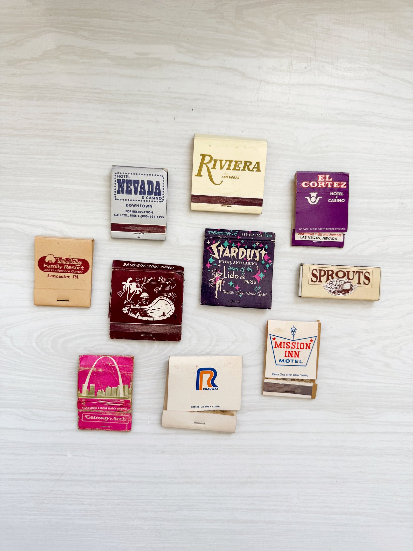 On the Road Matchbook Collection