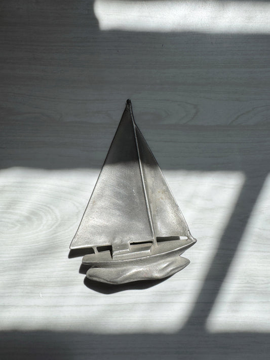 Pewter Sailboat