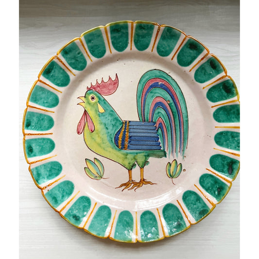 Large Rooster Platter, made in Italy