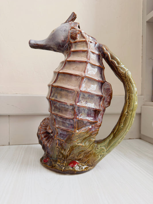 Ceramic Seahorse Pitcher