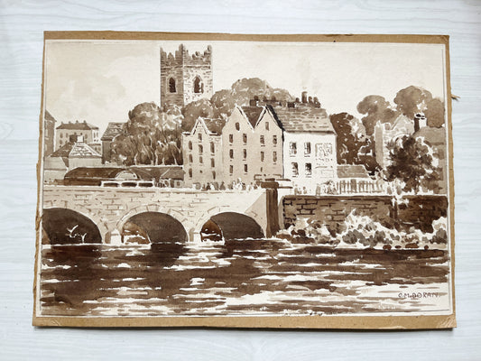 St. Mary's & Mathew Bridge on the Mall, Limerick, Ireland