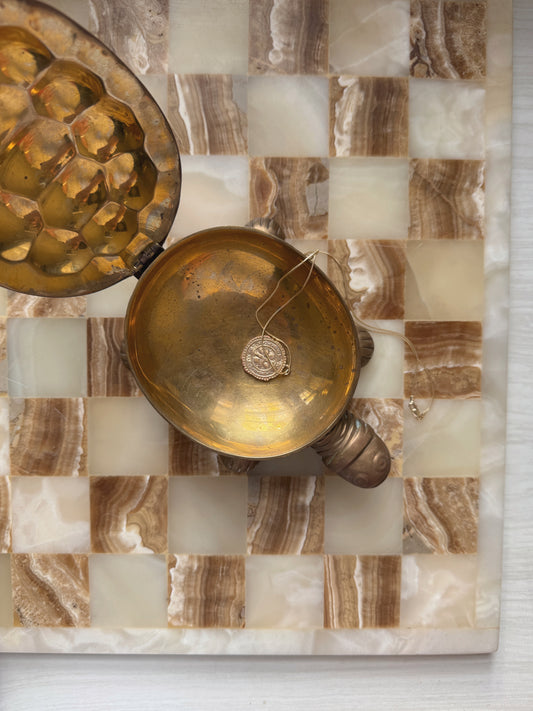 Custom Listing for Emily (Shelby, Brass Turtle Trinket Box)
