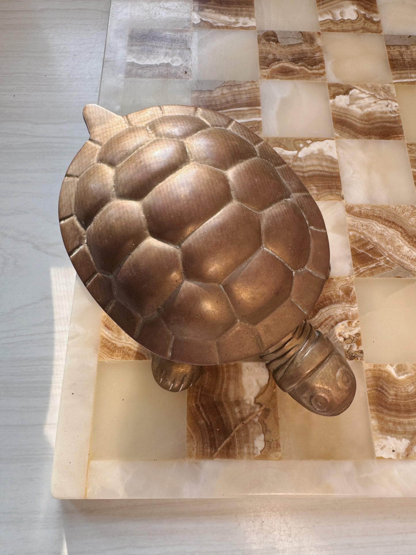 Custom Listing for Emily (Shelby, Brass Turtle Trinket Box)