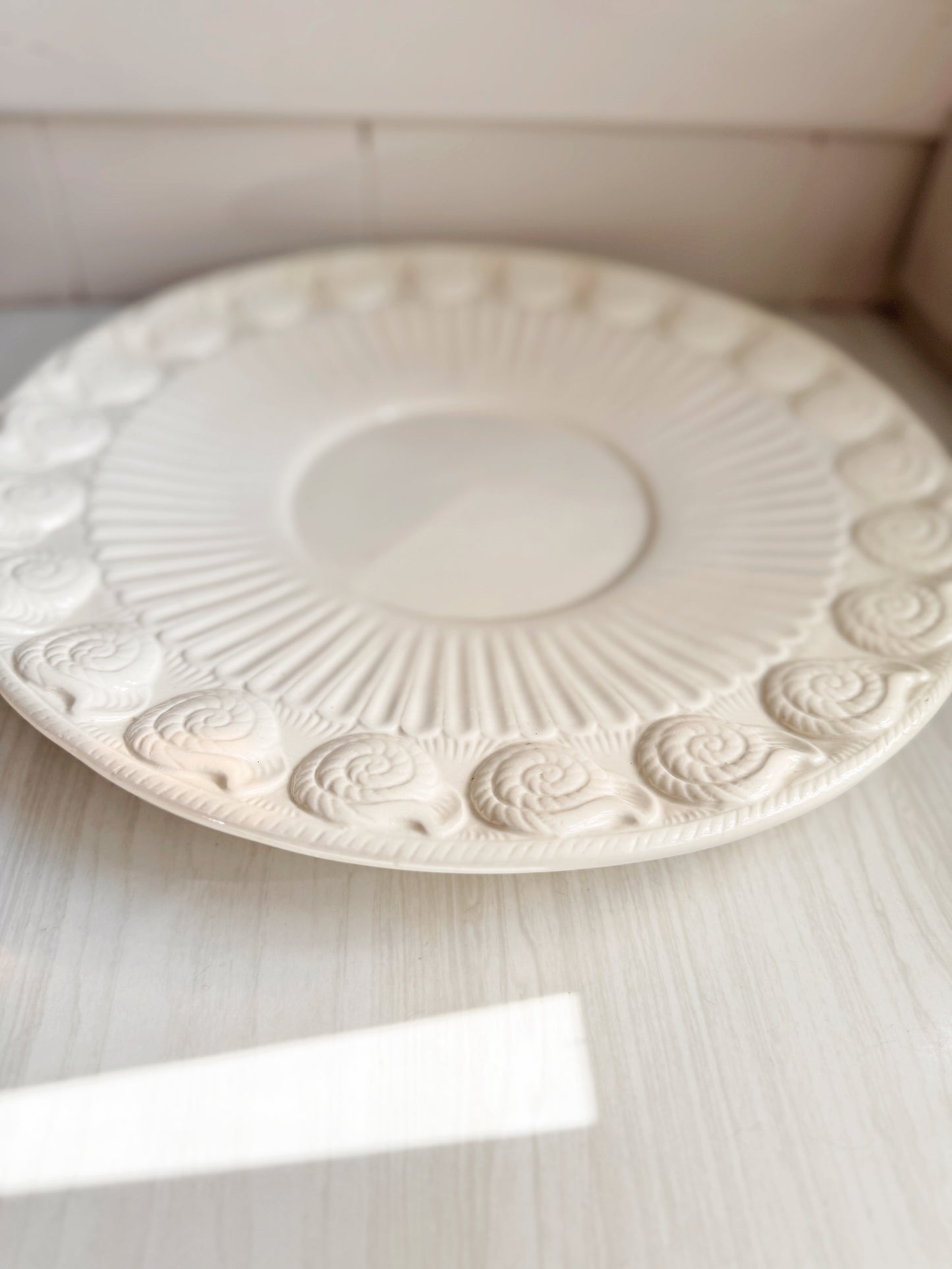Custom Listing for Nancy (Italian Shell Platter)