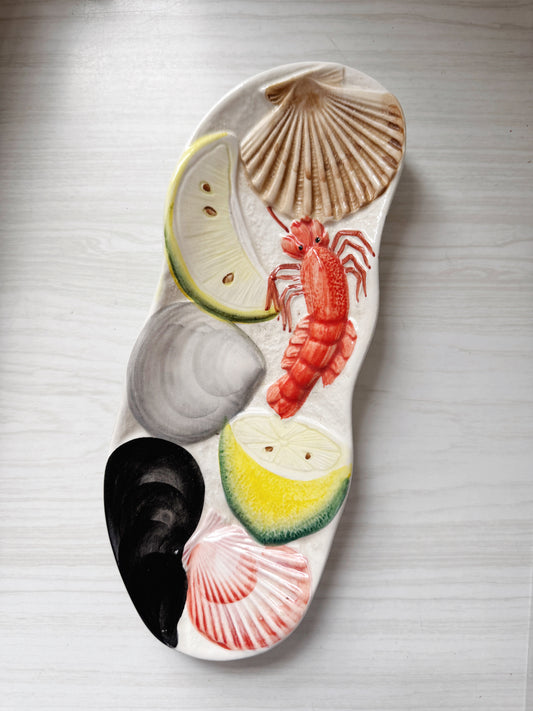 Custom Listing for Bethany (Majolica Sea Food Appetizer Plate)