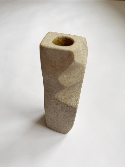 Handmade Sandstone Candle Holder