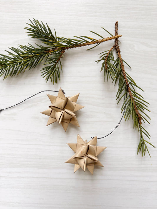 Straw Star Ornaments