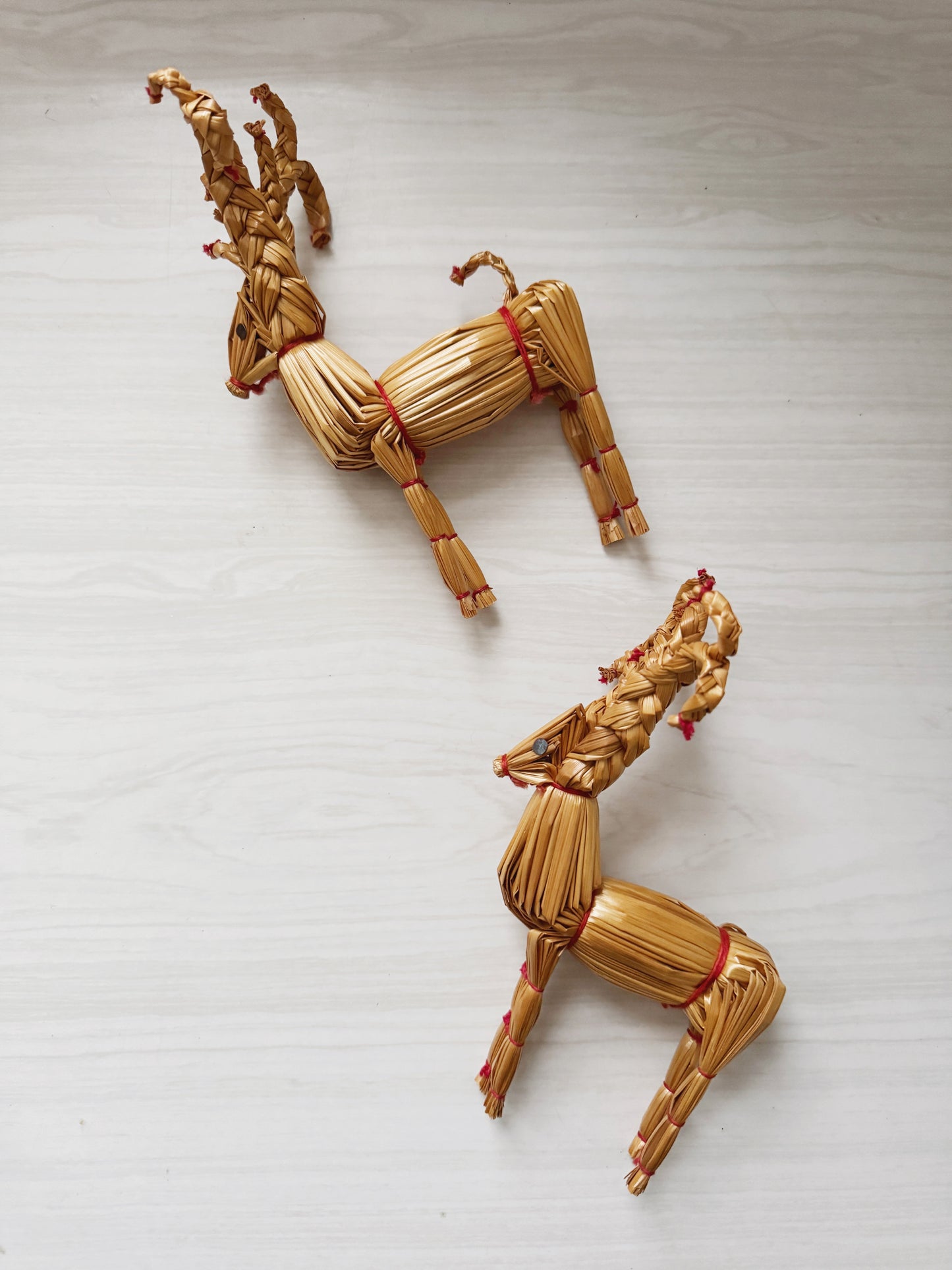 Straw Reindeer