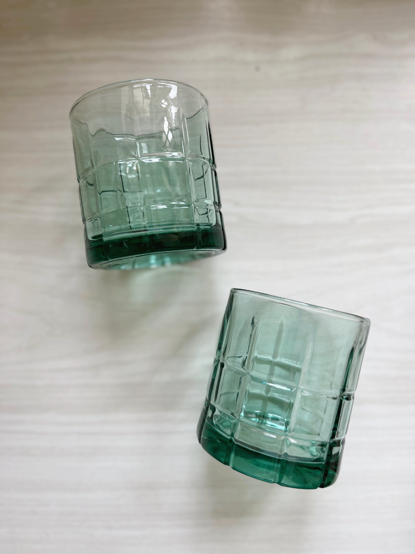 Tartan Lowball Glasses