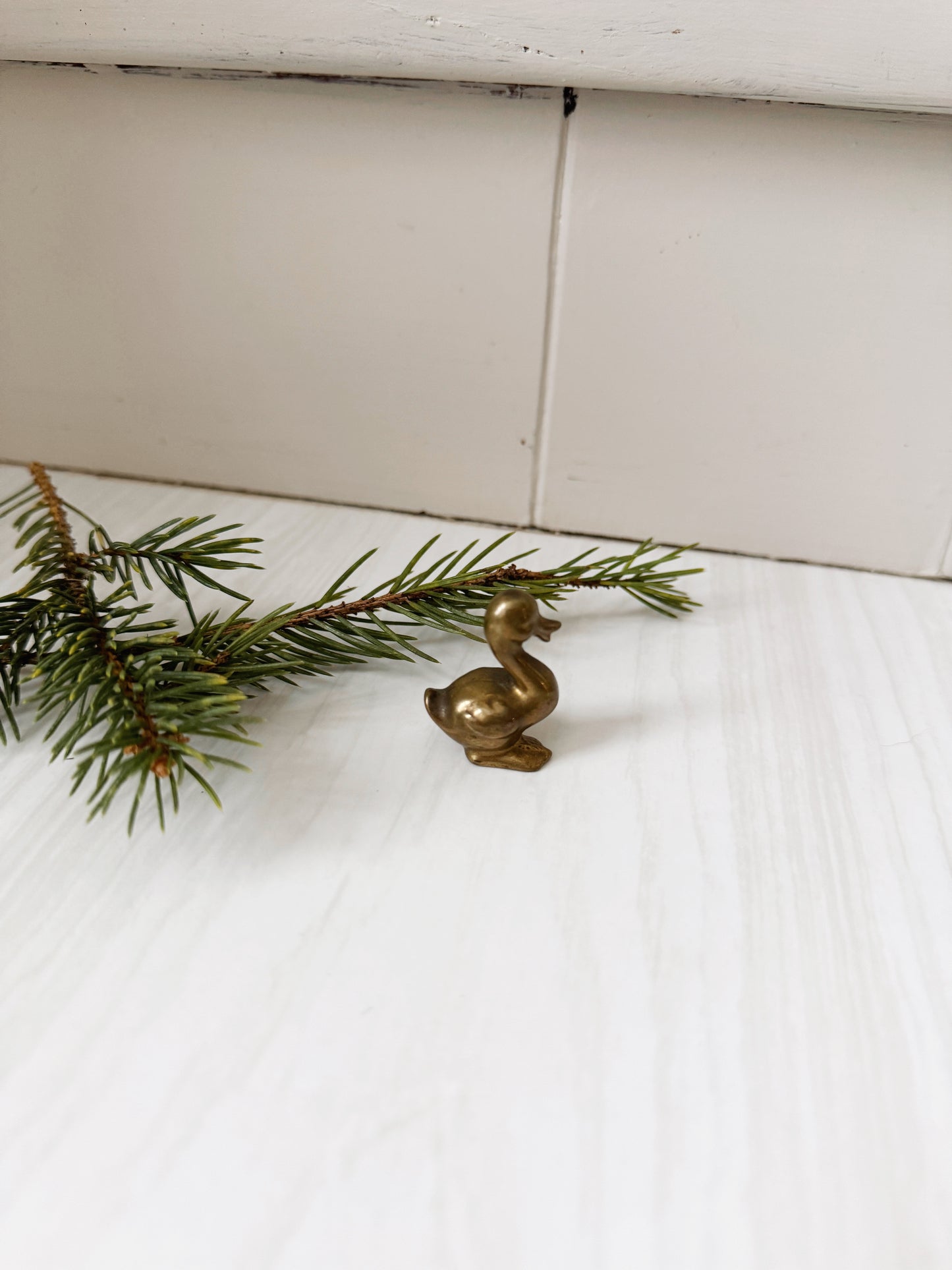 Tiny Brass Duck