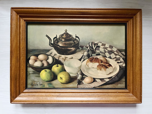 Kitchen Still-life with Apples