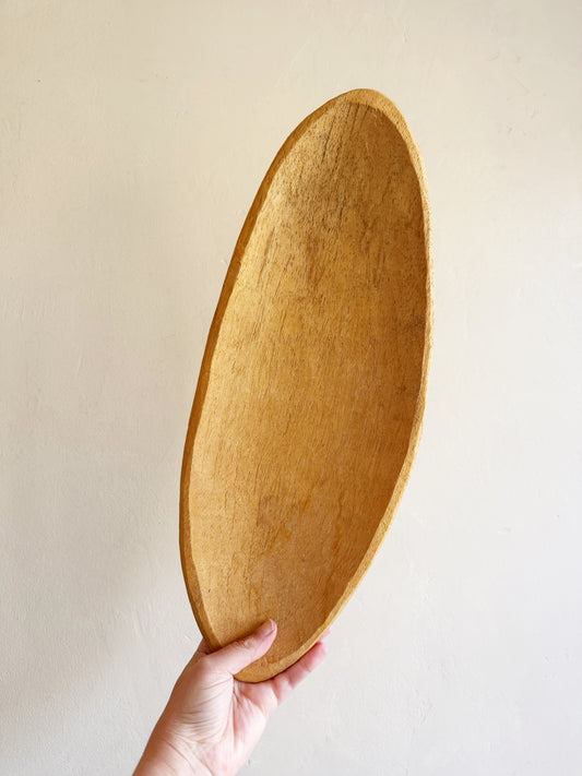 Primitive Hand-carved Wooden Bowl