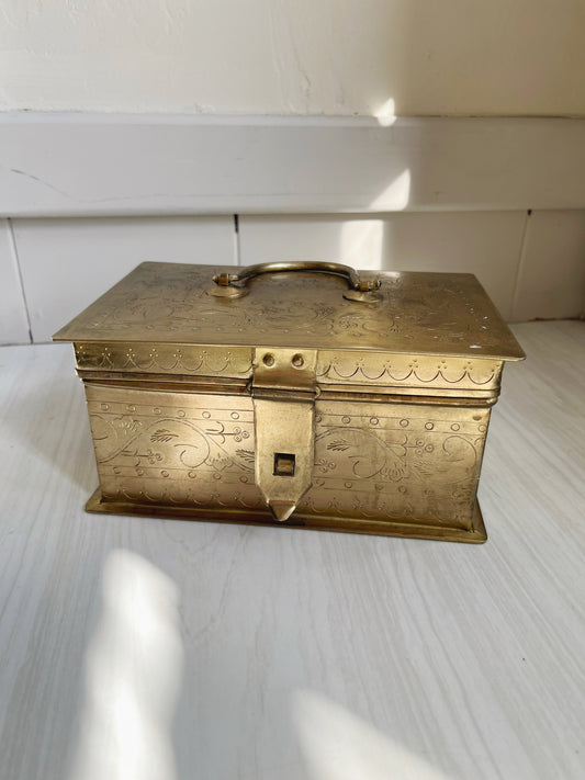 Etched Brass Box