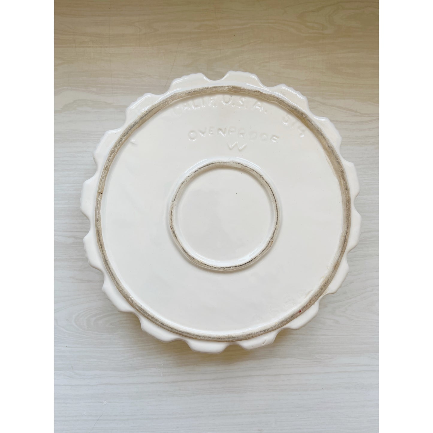 Pie Plate, California Pottery