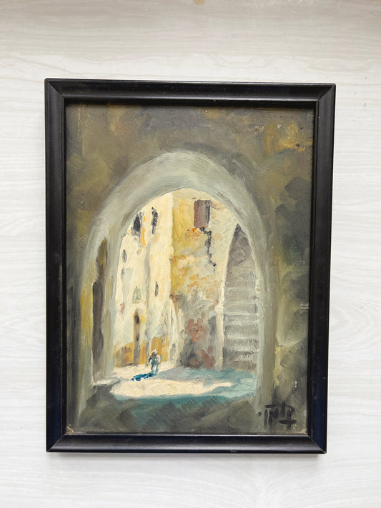 Arched Doorway Original Painting