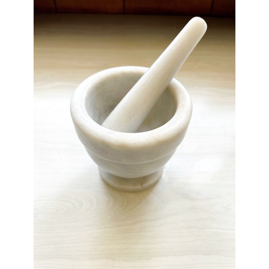 Marble Mortar and Pestle