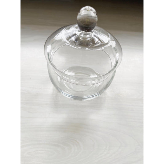 Small Lidded Glass Jar