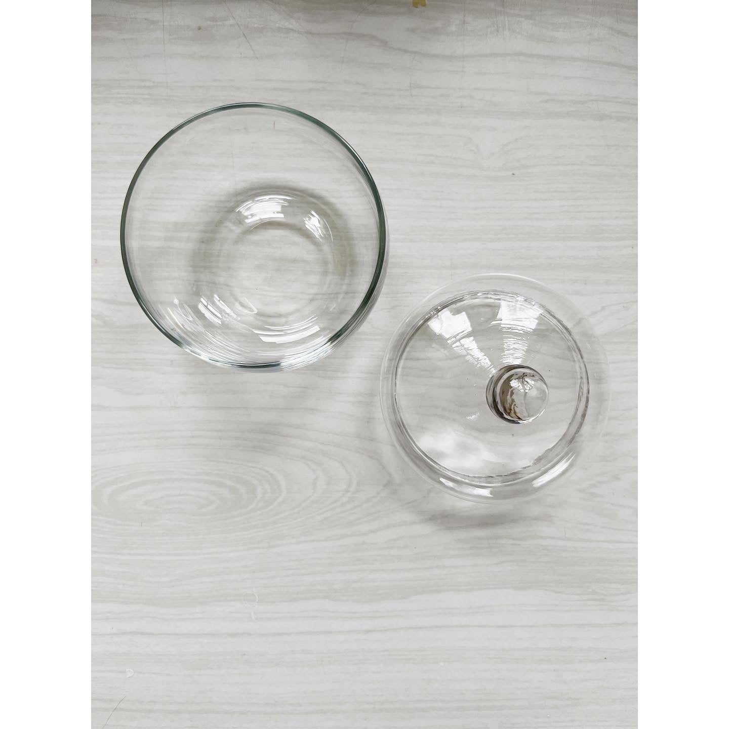Small Lidded Glass Jar