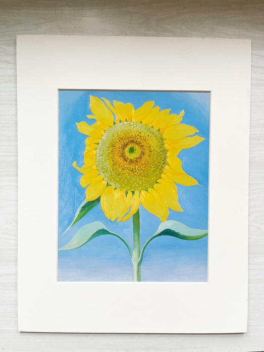 Georgia O'Keefe Sunflower Print