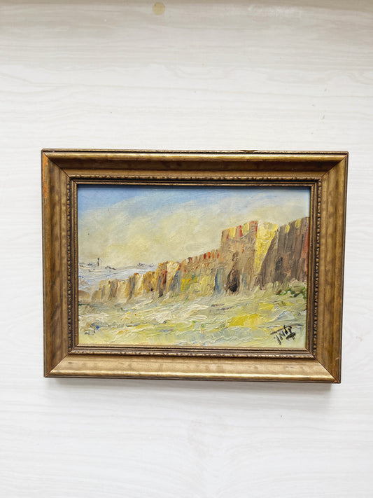 Castle Wall Original Painting